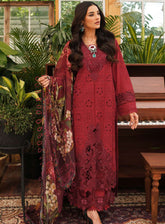 Kahf Premium Luxury Embroidered Lawn 3 Piece Unstitched Suit KHF24L KLE-4
